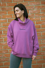 Load image into Gallery viewer, &#39;I Am Courageous&#39; Unisex Mauve Oversized High-necked Jumper